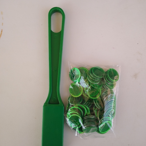 Hayes Specialties Games Green Bingo Wand Bag Of 0 Chips